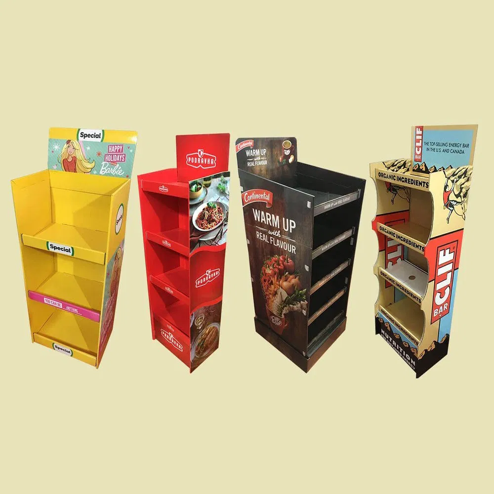 Pop Display Stands Corrugated Cardboard Candy Food Beverages Cardboard Display Rack