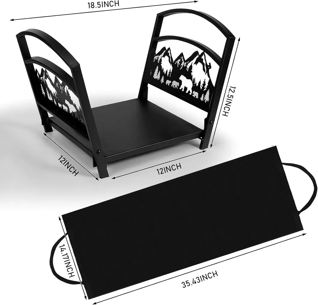 Metal Firewood Log Holder
