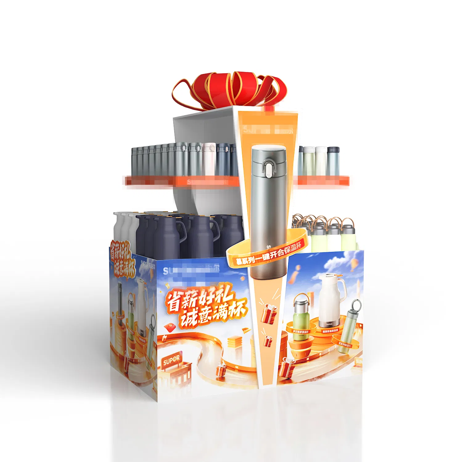 Customizable Cardboard Display Rack for Effective Marketing Strategies