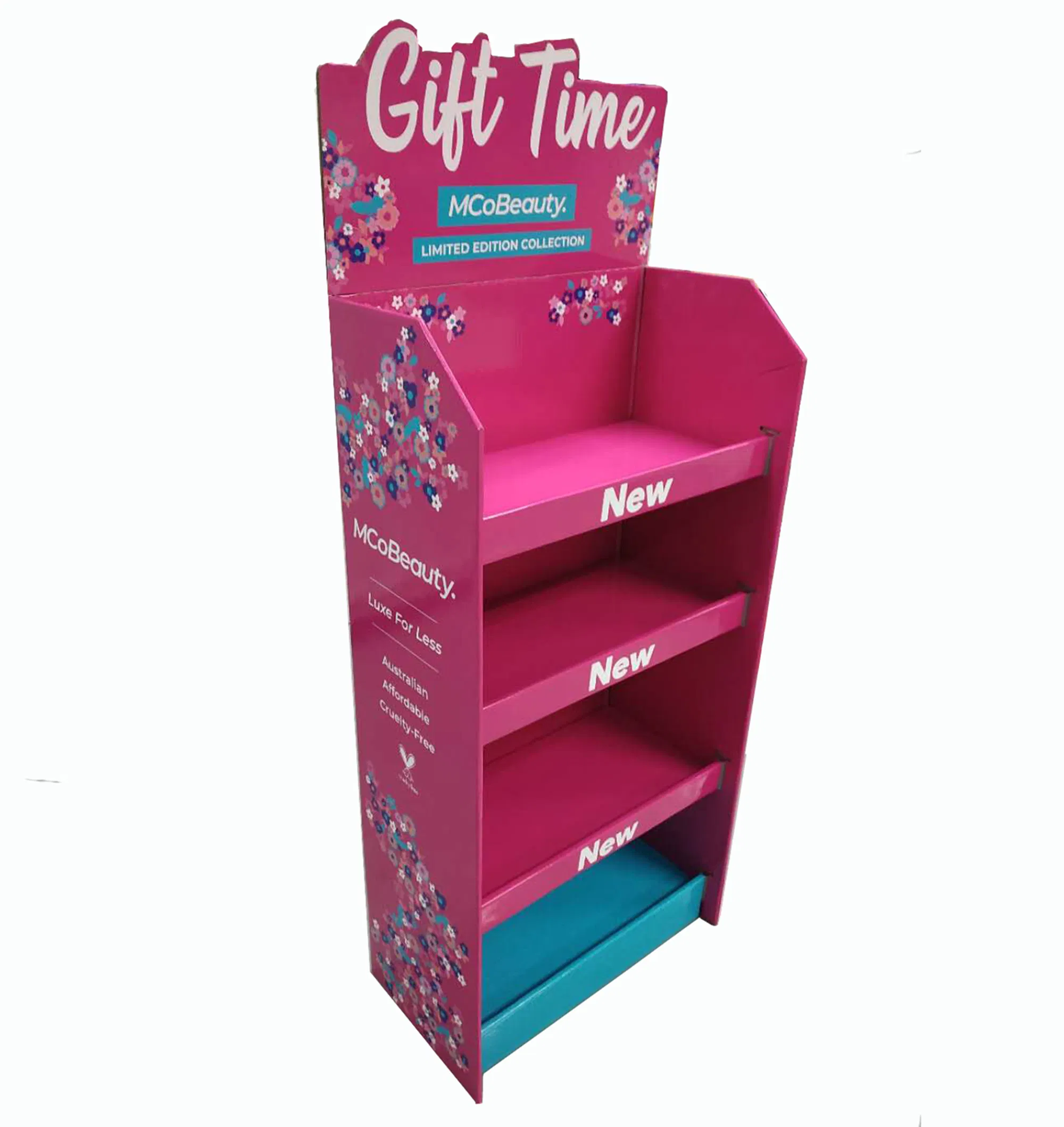 Cardboard Display Stand Magazine Display Cosmetic Gift Display Stand Racks