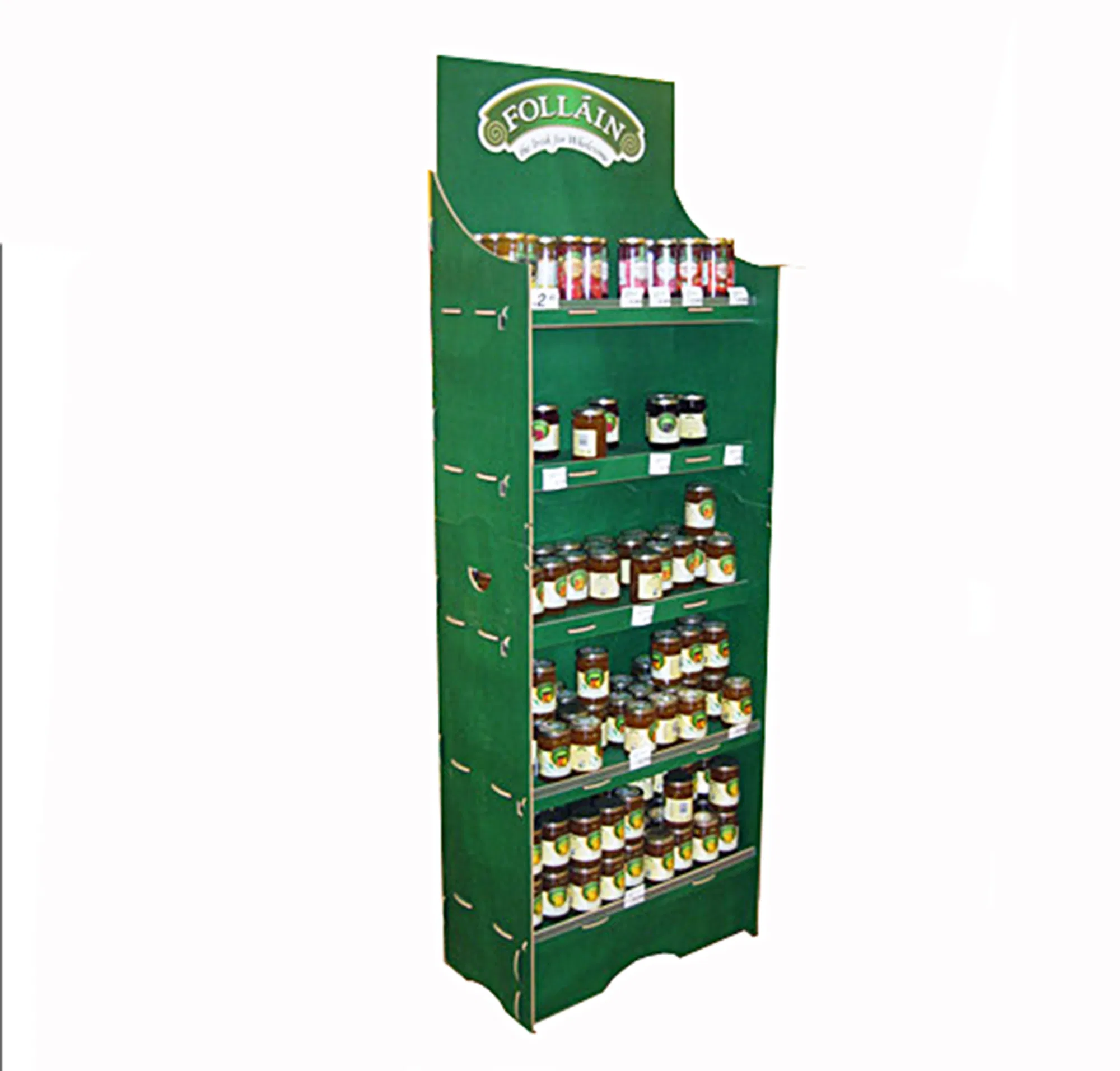 Custom Design Store Cardboard Display Rack for Commodity
