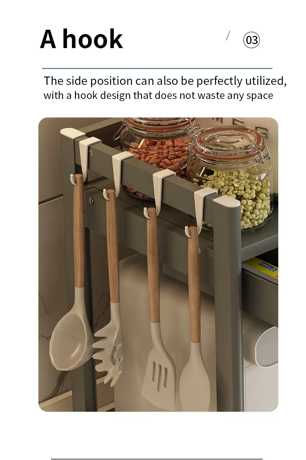 Microwave Stand Detail 9