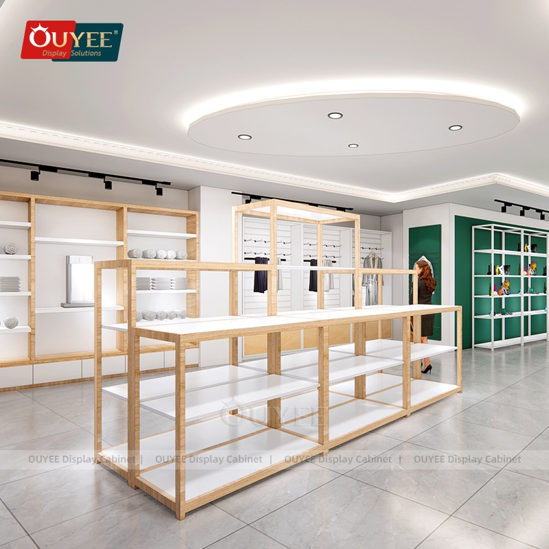 Factory Home Decorating Stores Display Showcase Custom Boutique Racks for Bedding Store