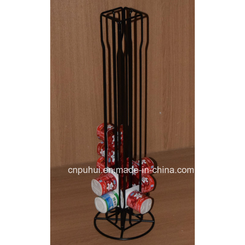 Counter Metal Snack Food Box Dispenser Gravity Feed Rack (PHY122)