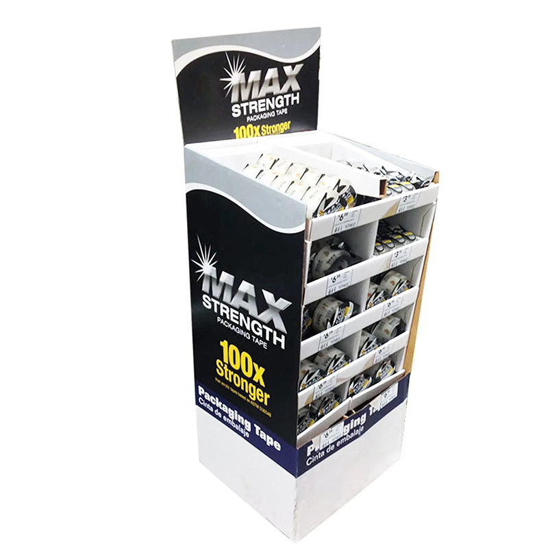 Custom Floor Standing Child Medicine Drug Cardboard Display Rack for Pharmacy Stroe