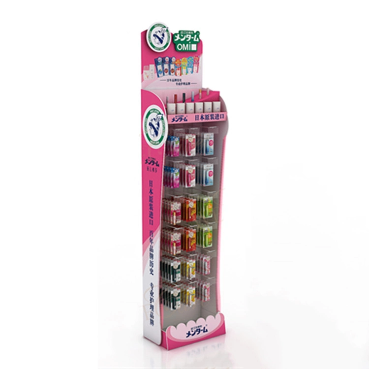 Two Sides Girl Accessories Hair Band Cardboard Hook Display Rack for Store Promotion