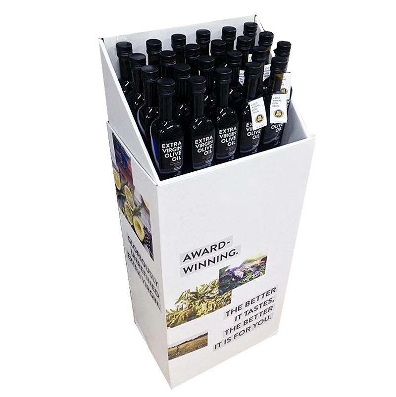 Custom Floor Standing Pencil Mark Pen Cardboard Display Rack for Stationery Store