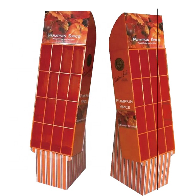 Custom Retail Free-Standing-Book-Stand Promotion Cardboard Book Display Stand Corrugated Book Display Rack for Bookstore