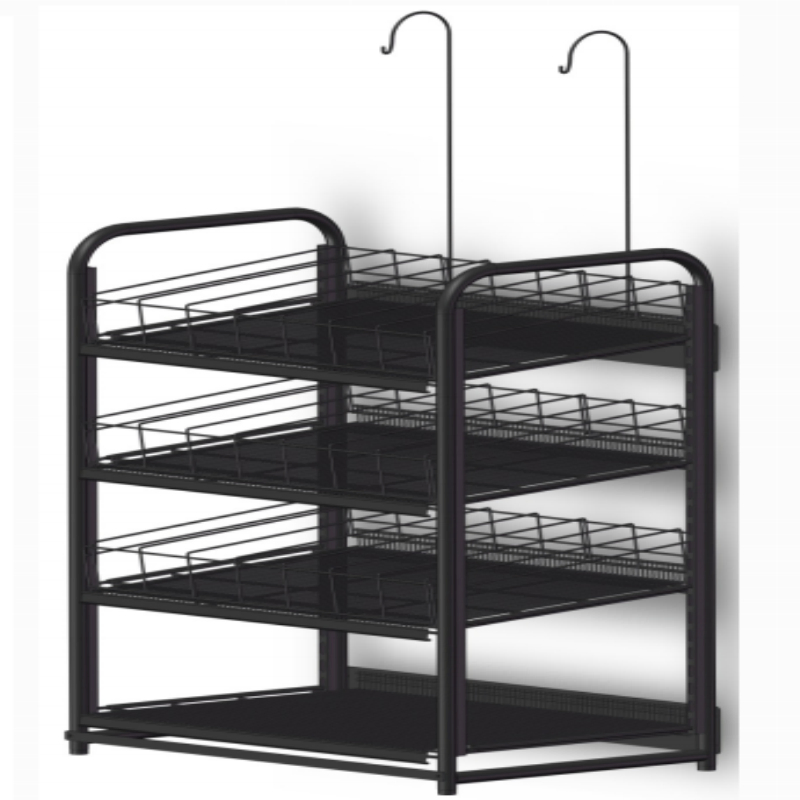 Metal Powder Coating Display Candy Rack Storage Shelf