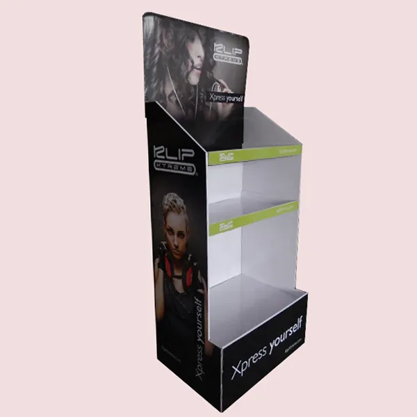 Cardboard Shelf Display Stand Rack 2