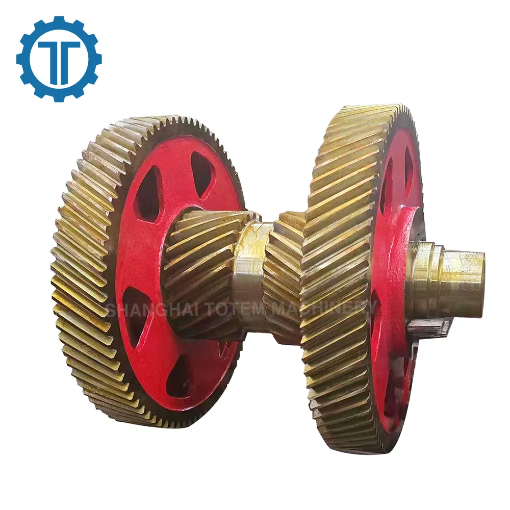 Large Transmission Reducer Gear Wheel Double Herringbone Helical Gear for Industrial Applications