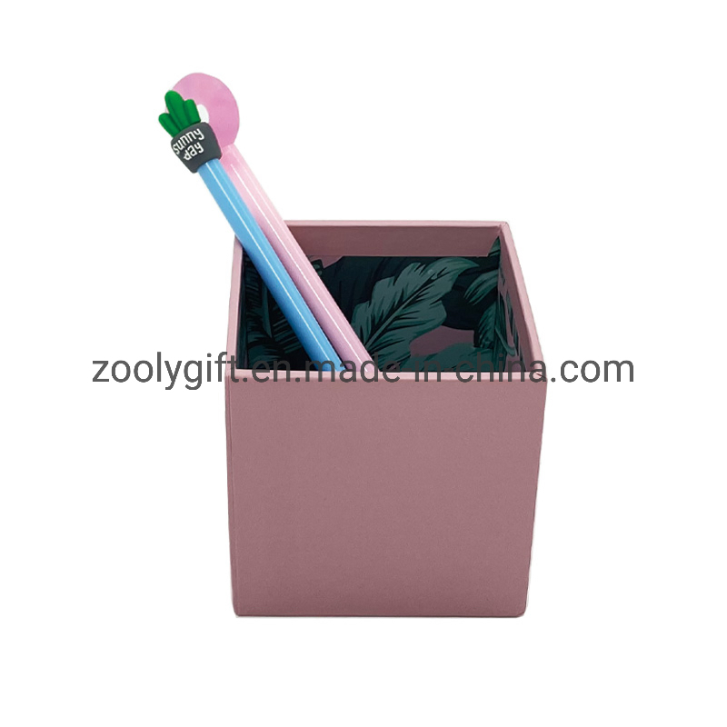 Customized Desktop Office Stationery Storage Set Cardboard Paper Desk Organizer Accessory Set Desktop Paper Magazine File Organizer Holders