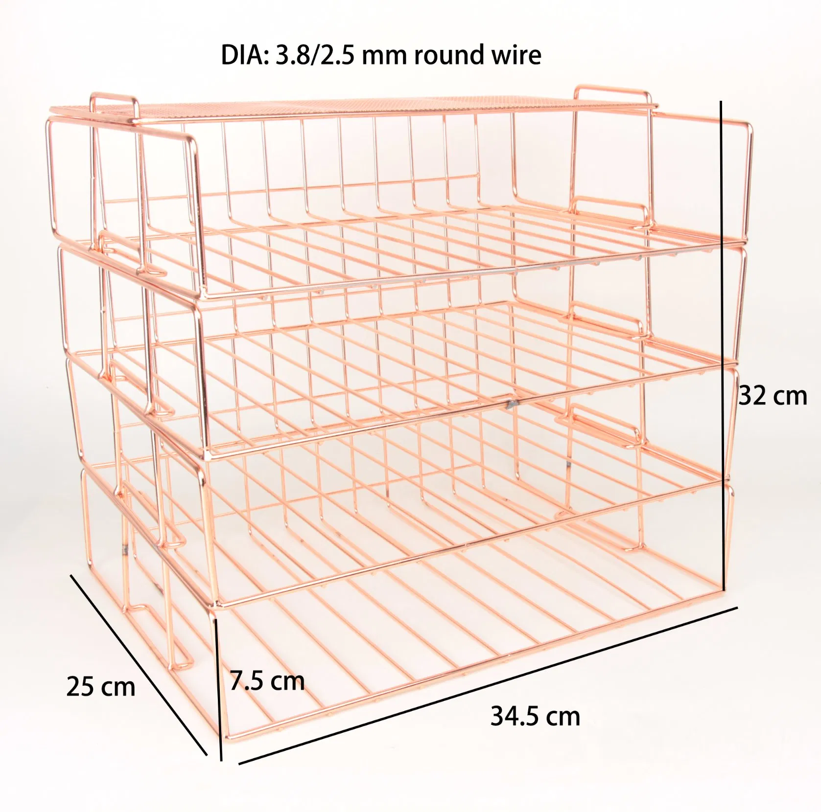 Desk Organizer/ Multilayer Mesh Paper Tray/Office File Organizer/Storage Rack for Desk Accessories