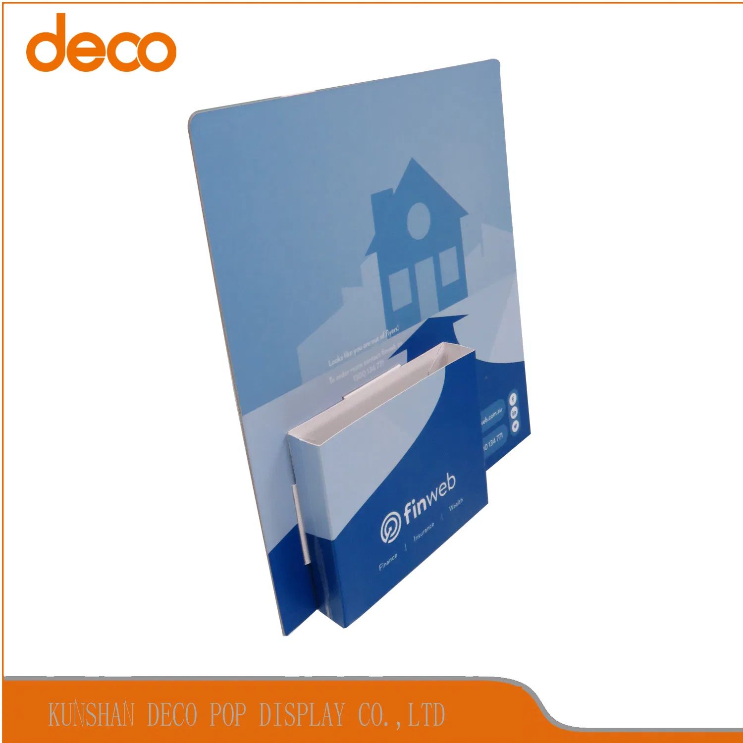 Cardboard Paper Counter Leaflet Display Holder for Promotion
