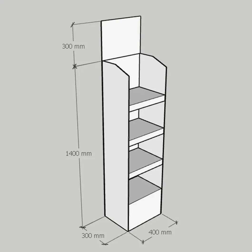 Recycling Shelf Display
