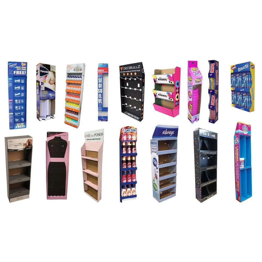 Pop Display Stands Corrugated Cardboard Candy Food Beverages Cardboard Display Rack