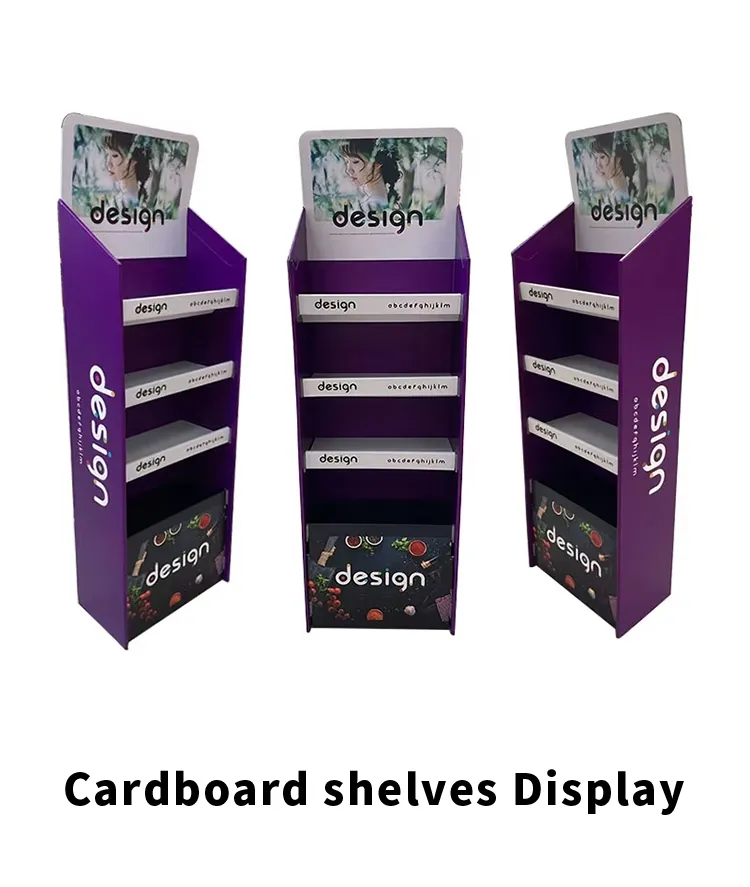 Cardboard Floor Display Shelves