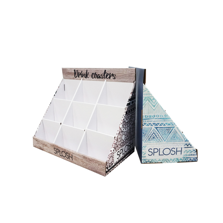 Chinese Manufacturer Custom Paper Countertop DVD Display Stand CD Display Rack