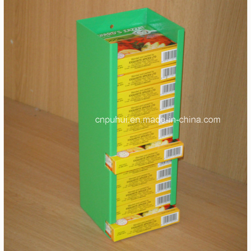 Counter Metal Snack Food Box Dispenser Gravity Feed Rack (PHY122)