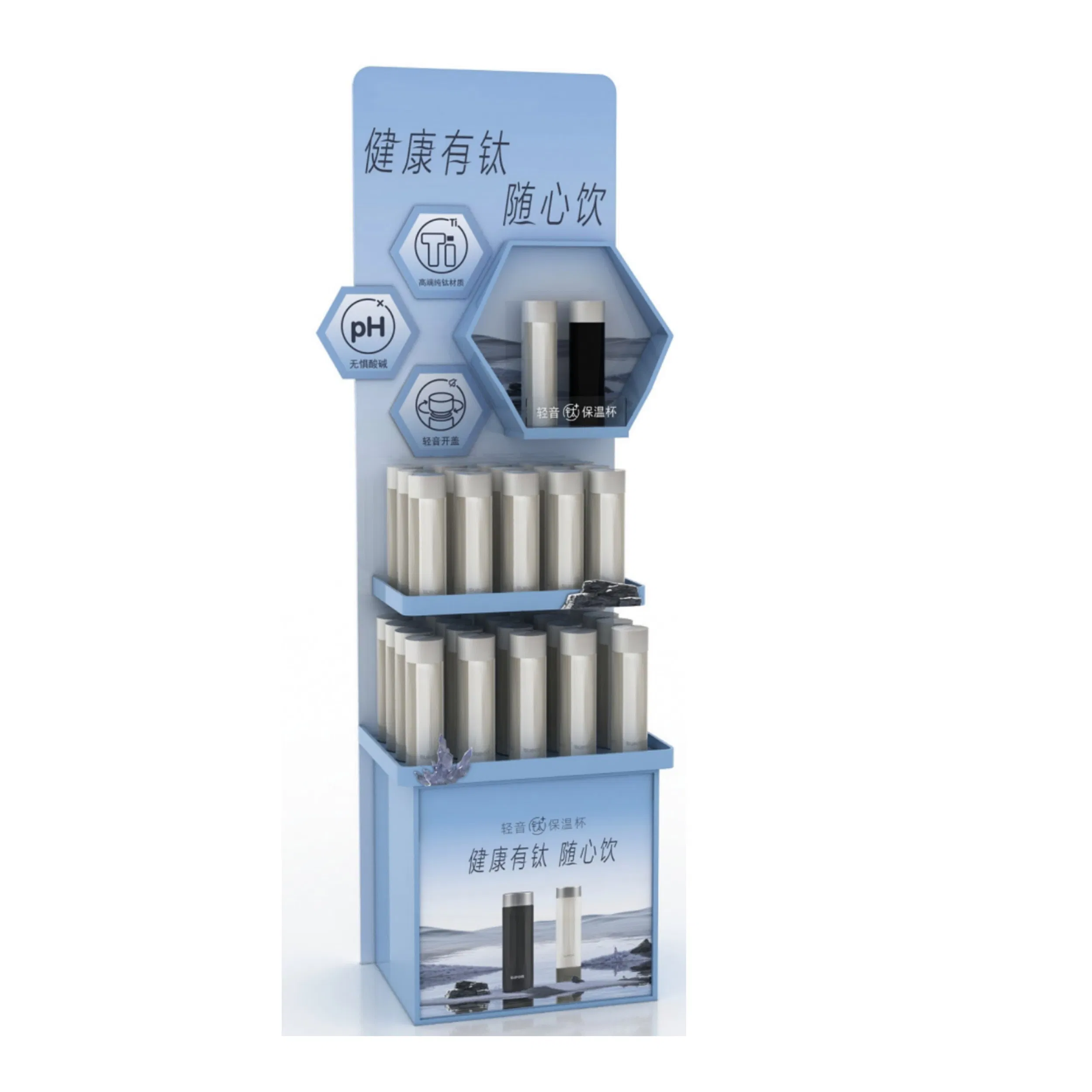 Sturdy Cardboard Display Rack for Organized Storage Solutions