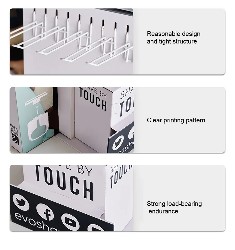 Cardboard Hook Display Stand 2