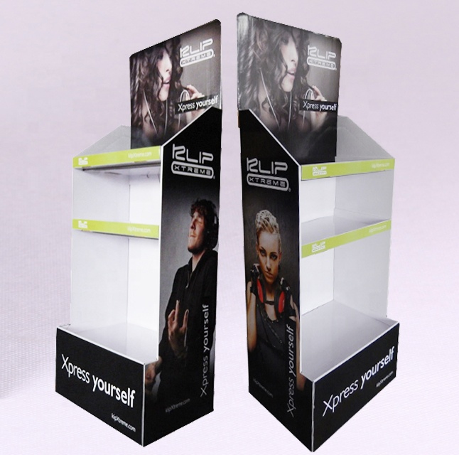 Custom Retail Pop up Display Cardboard Promotional POS Display Routers Cardboard Shelf Display Stand Rack