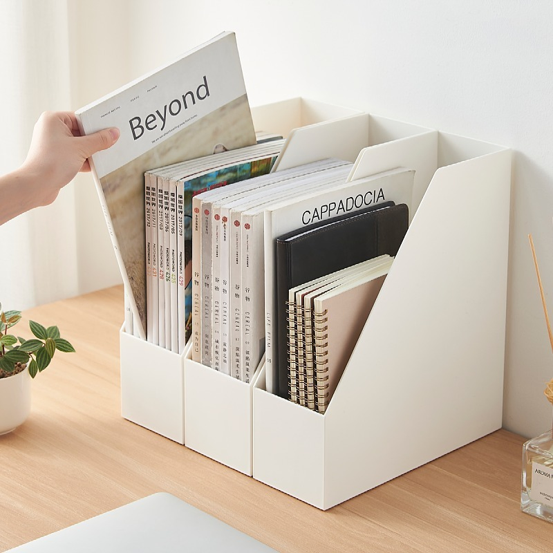 Office Stationery Supply, Document Magazine Book Paper File Holder for Desktop Storage