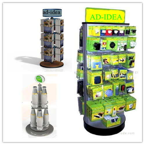 Custom Rotating Socks Display Rack Pop up Merchandising Freestanding Socks Stand Spinner Sock Display Fixture Design