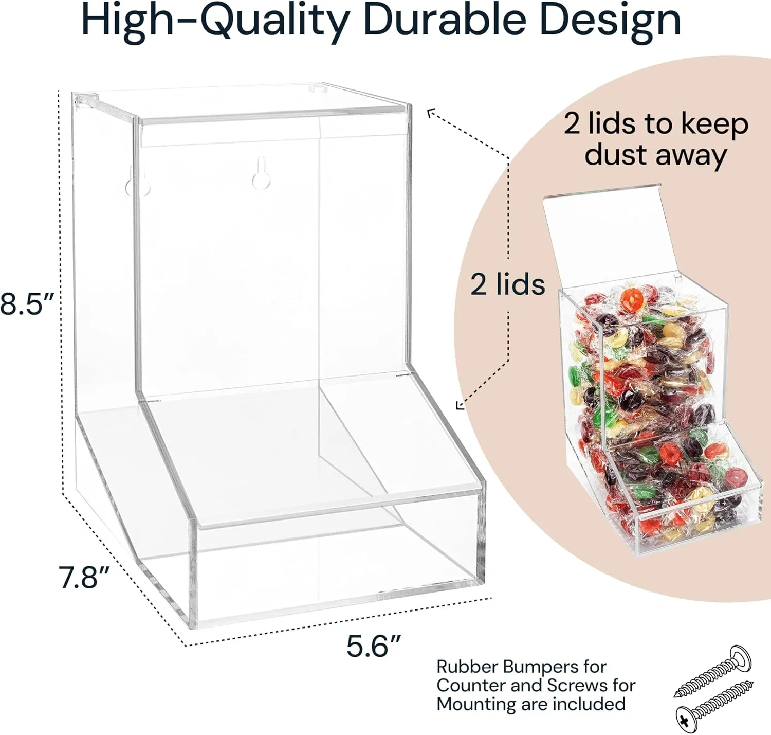 Acrylic Display Rack for Candy Snacks in Your Snack Store