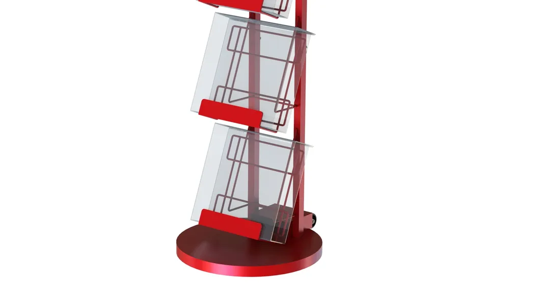 Wire Metal Magazine Rack 3