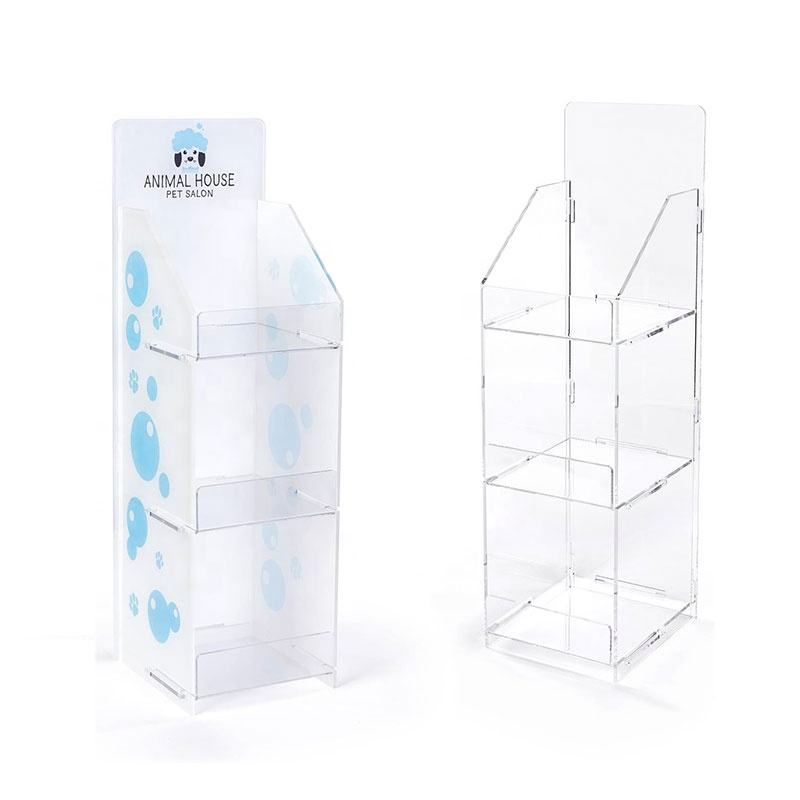 3 Tiers Acrylic Display Acrylic Storage Rack for Desk