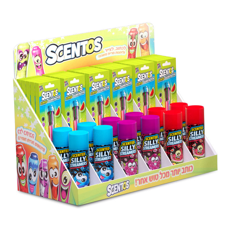 Customized Cardboard Corrugated Paper Display Rack Promotion Retail Store Advertising Exhibition Pop Foldable Floor Display Back to School Rack