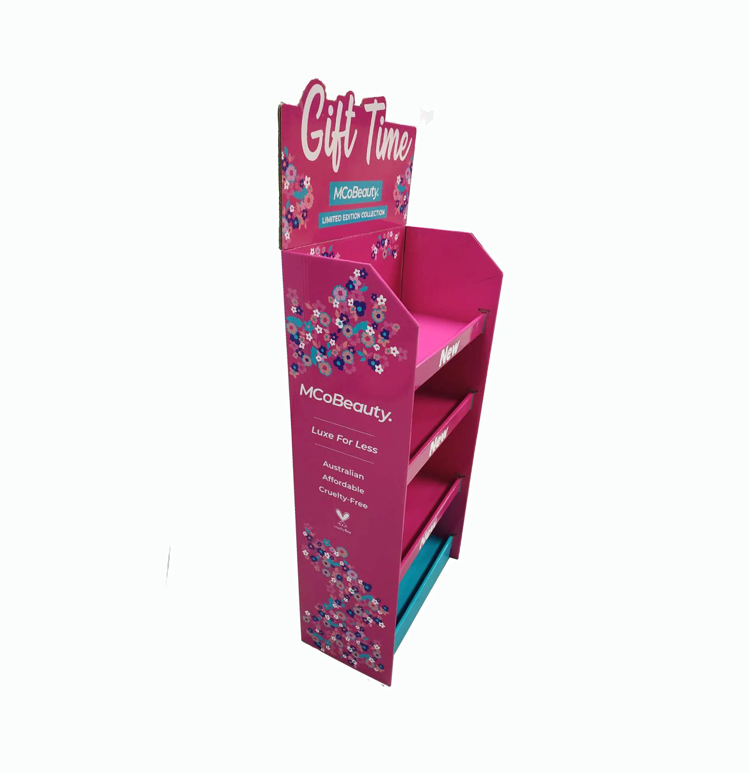 Cardboard Display Stand Magazine Display Cosmetic Gift Display Stand Racks