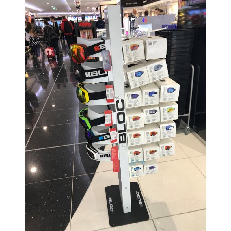 Countertop Cardboard Swimming Ski Sports Goggles Glasses Display Rack Stand Ski Goggle Display Rack for Retail Stores