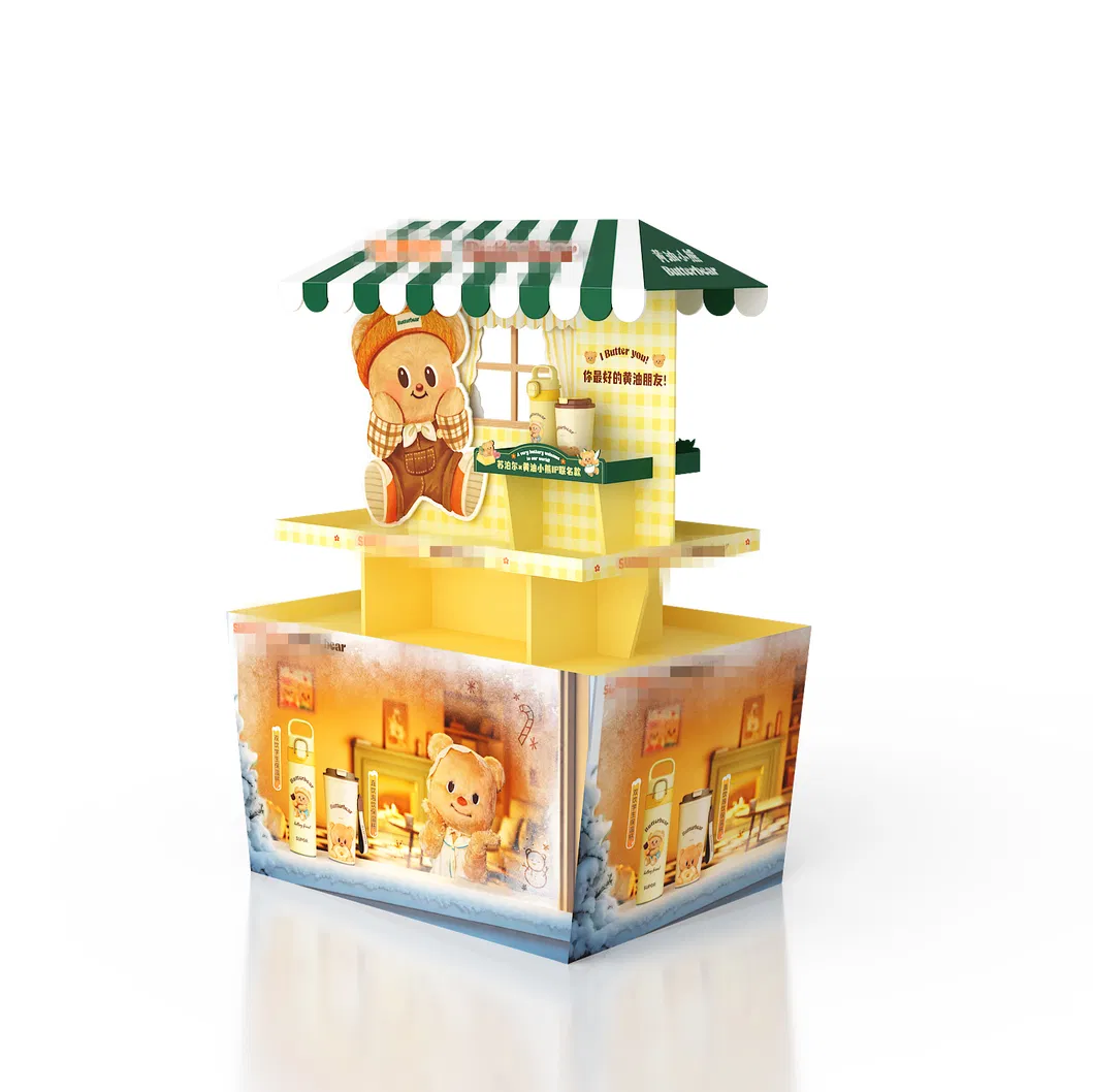 Floor Cardboard Display Rack 1