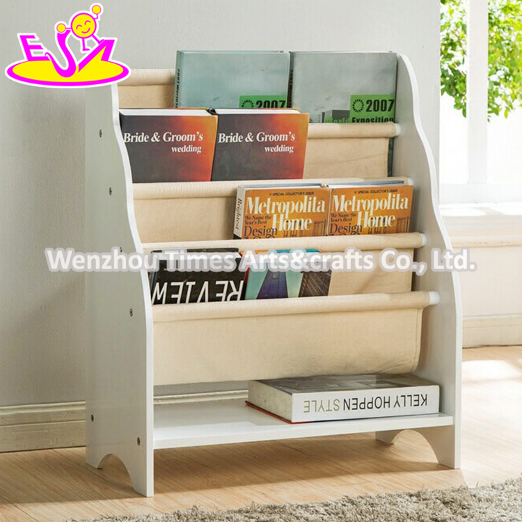 Customize Modern Children Wooden Magazine Rack for Paper/Books W08c251
