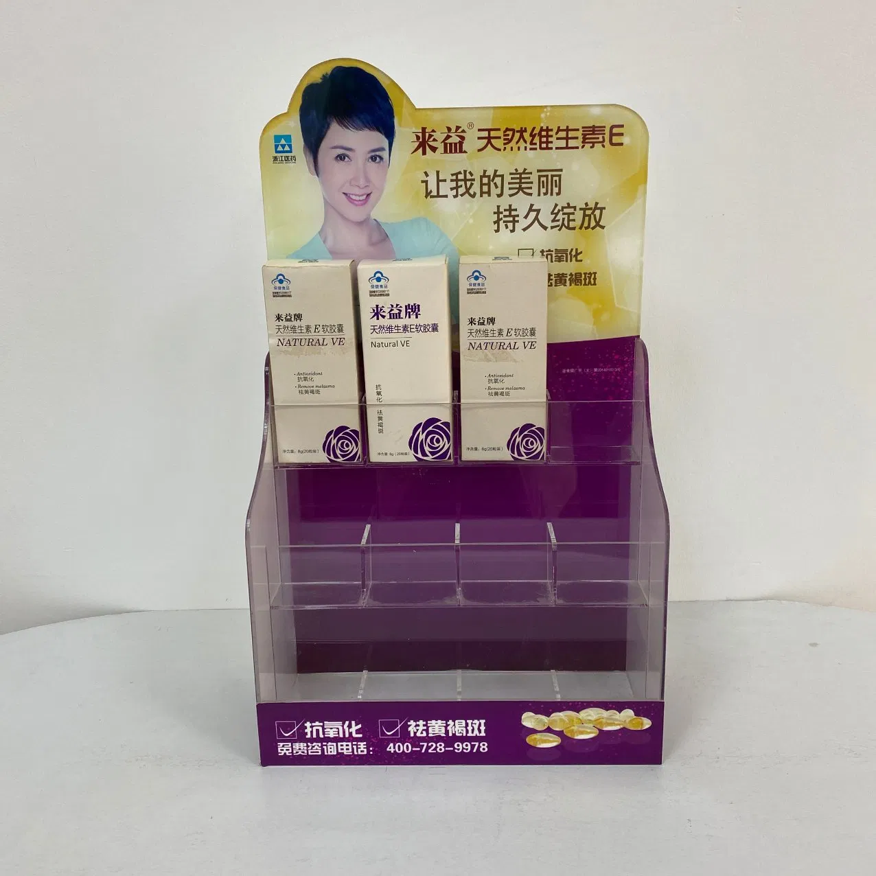 OEM Acrylic Wall Brochure Display Stand/China Custom Made Acrylic Counter Display/Adversting Acrylic Display Rack