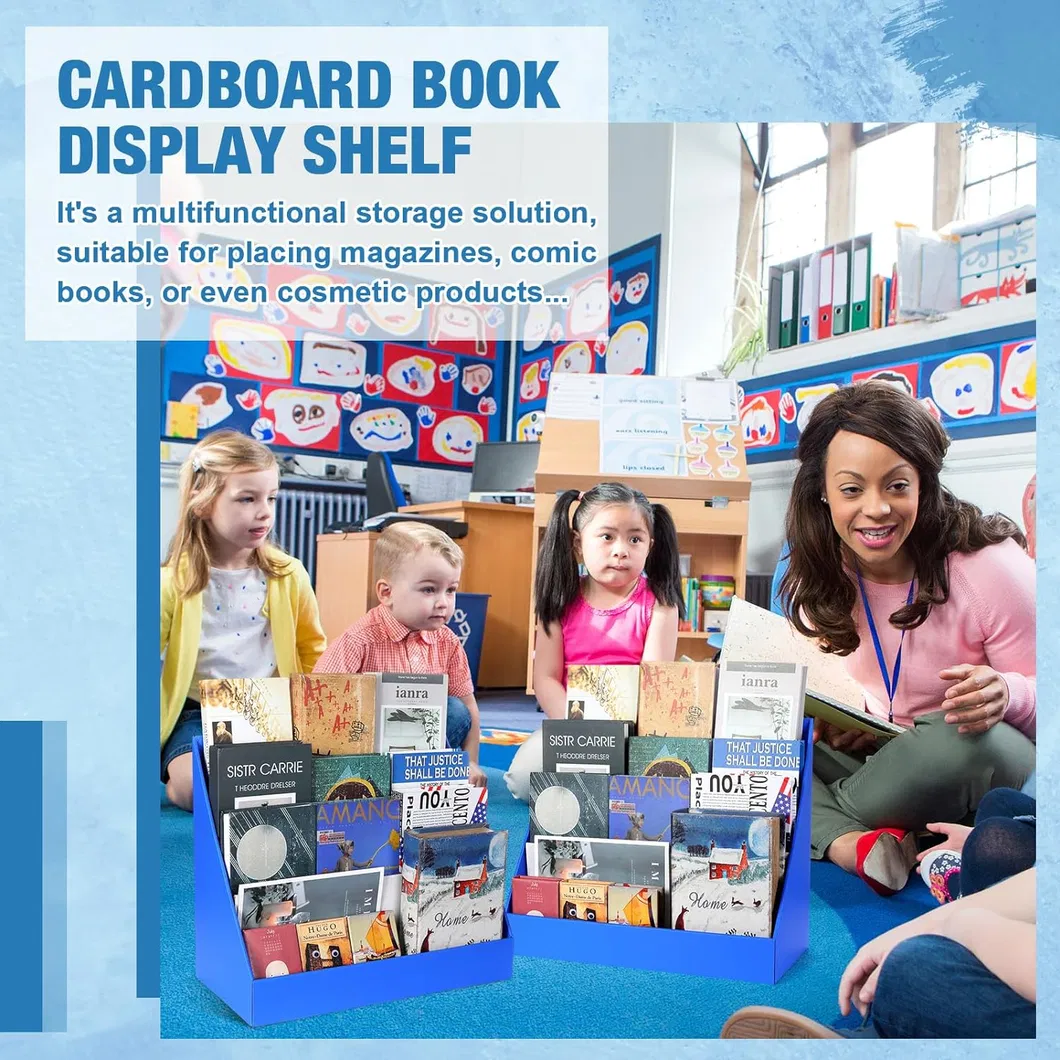 Cardboard Book Display Stand