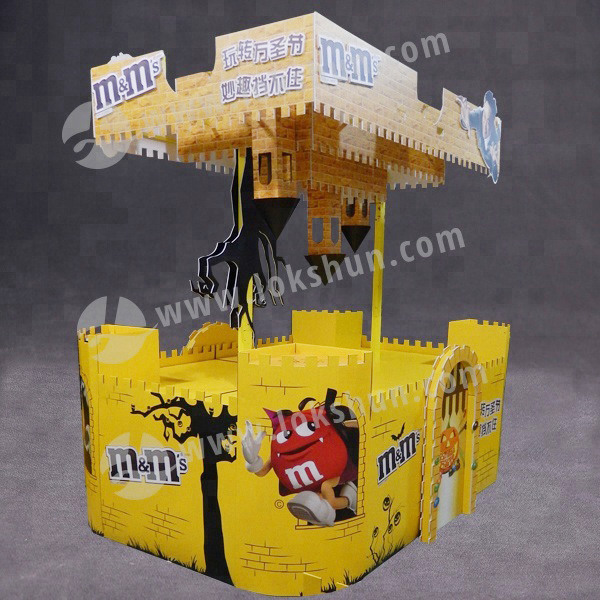Seasonal Promotion Cardboard Chocolate Pallet Display Supermarket Store Display Rack Food Snacks