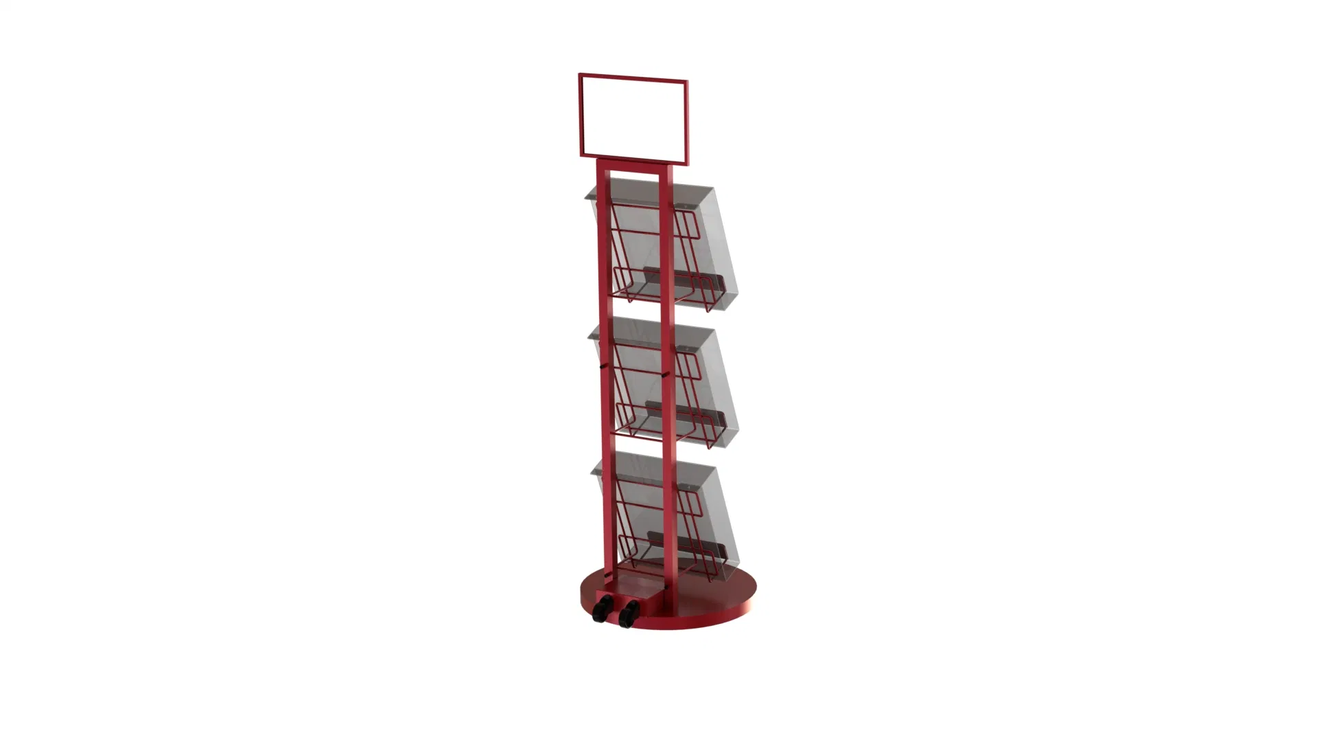 2024 Hot Sales Product Wire Metal Magazine Rack Paper Rack
