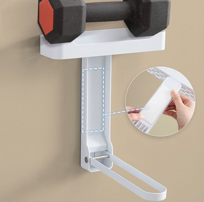 Factory Wall Mounted Storage Rack Draining Rack Foldable with Hooks