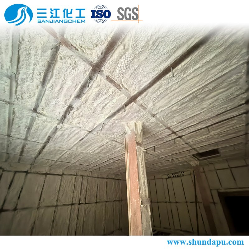 Open-Cell Polyurethane Spray Foam System for Building Insulation China Factory Best Price