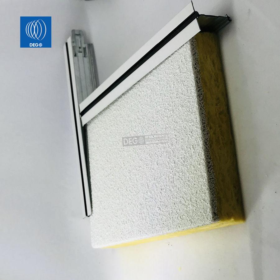 20mm Acoustic Rock Wool Ceiling Panels and Ceiling T Bar Suspension Systems