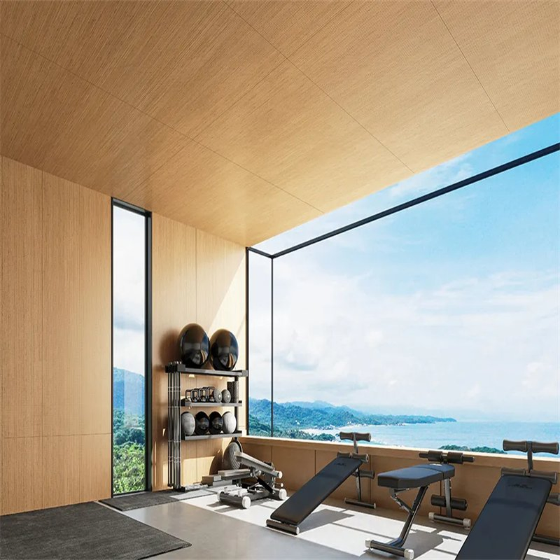 Eco-Friendly Easy Install Fireproof Bamboo Wall Panels Perforated Acoustic Soundproof Wall Panel