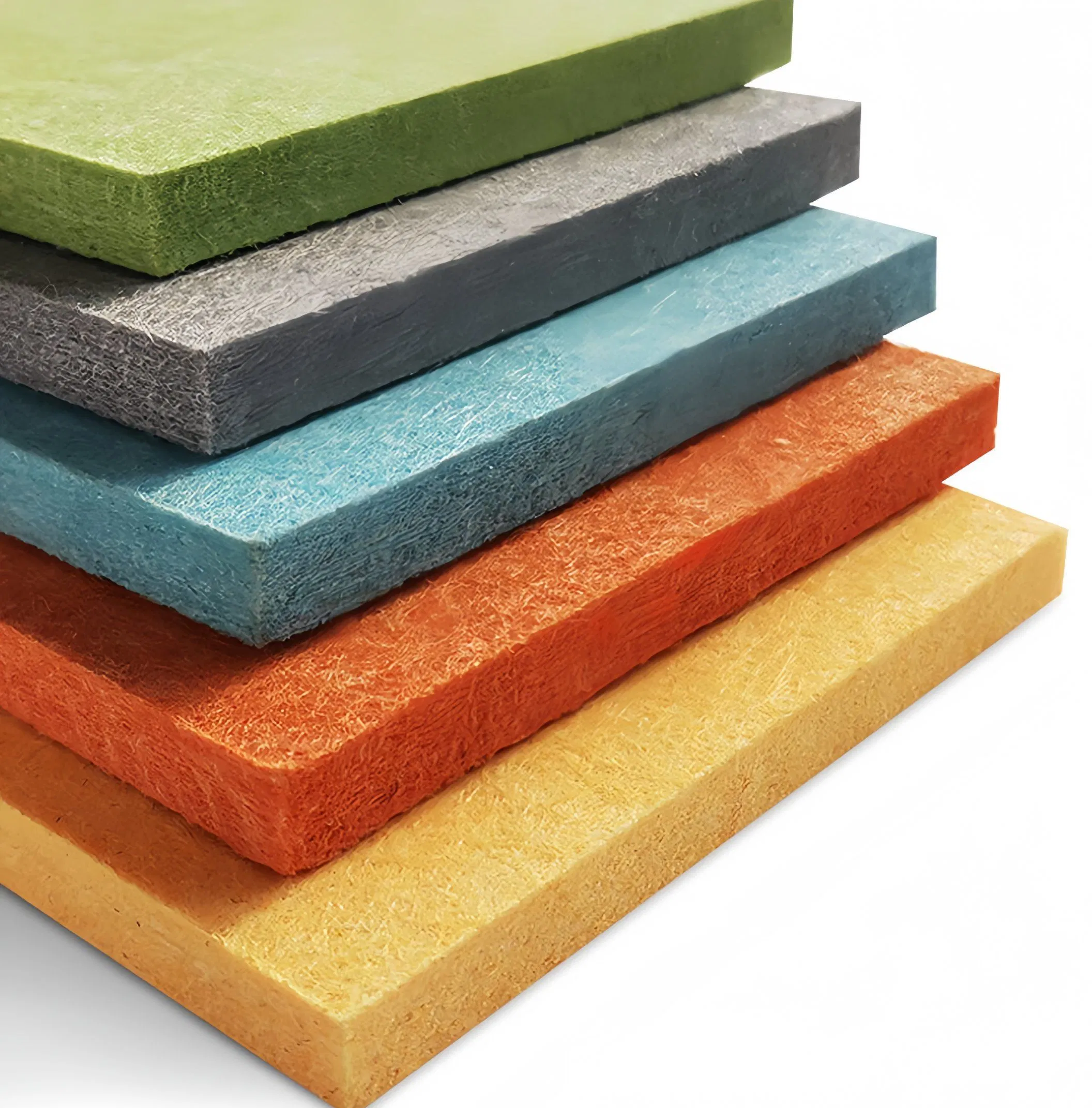 Quick Ship Building Decorative Wall Material 24mm Pet Felt Acoustic Panels Stock Colors Black White Grey Beige Fast Delivery Guarantee