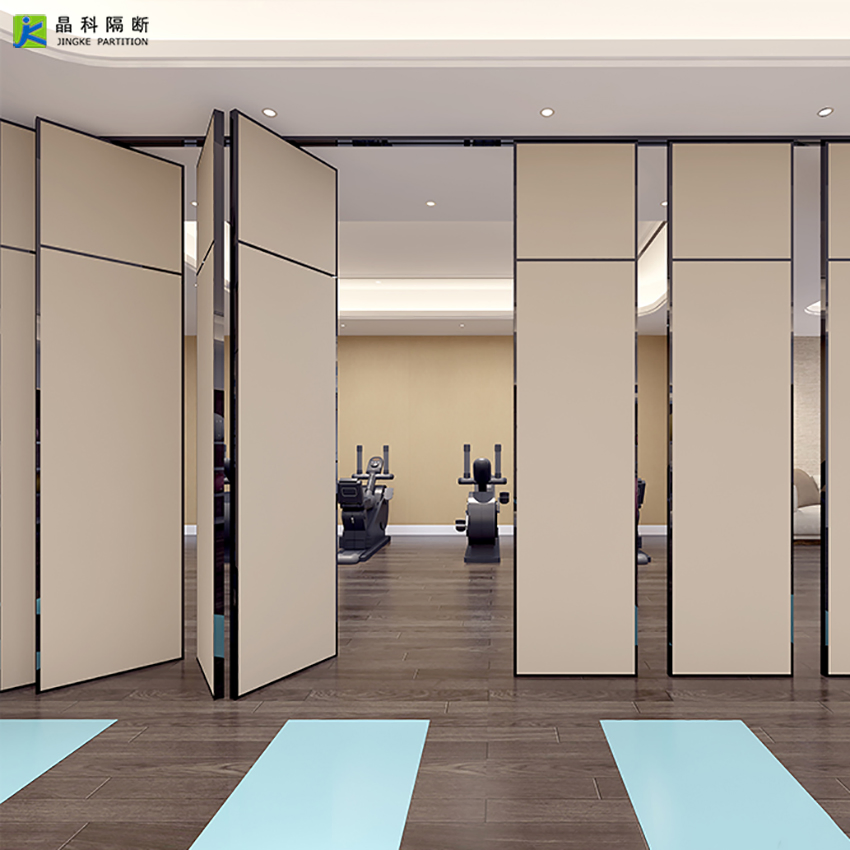 Acoustic Folding Sliding Wall Room Divider Office Movable Partition for Open Plan Office
