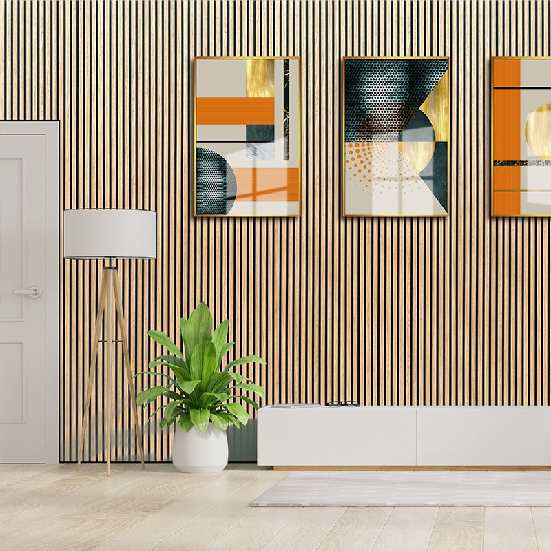 Customized Grille Wood Strip Anti-Collision Insulation Board Sound Insulation Board