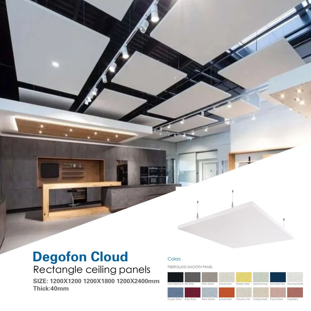 Custom Colours Top China Supplier 2X4 Sound Proof Acoustic Clouds Custom Colours