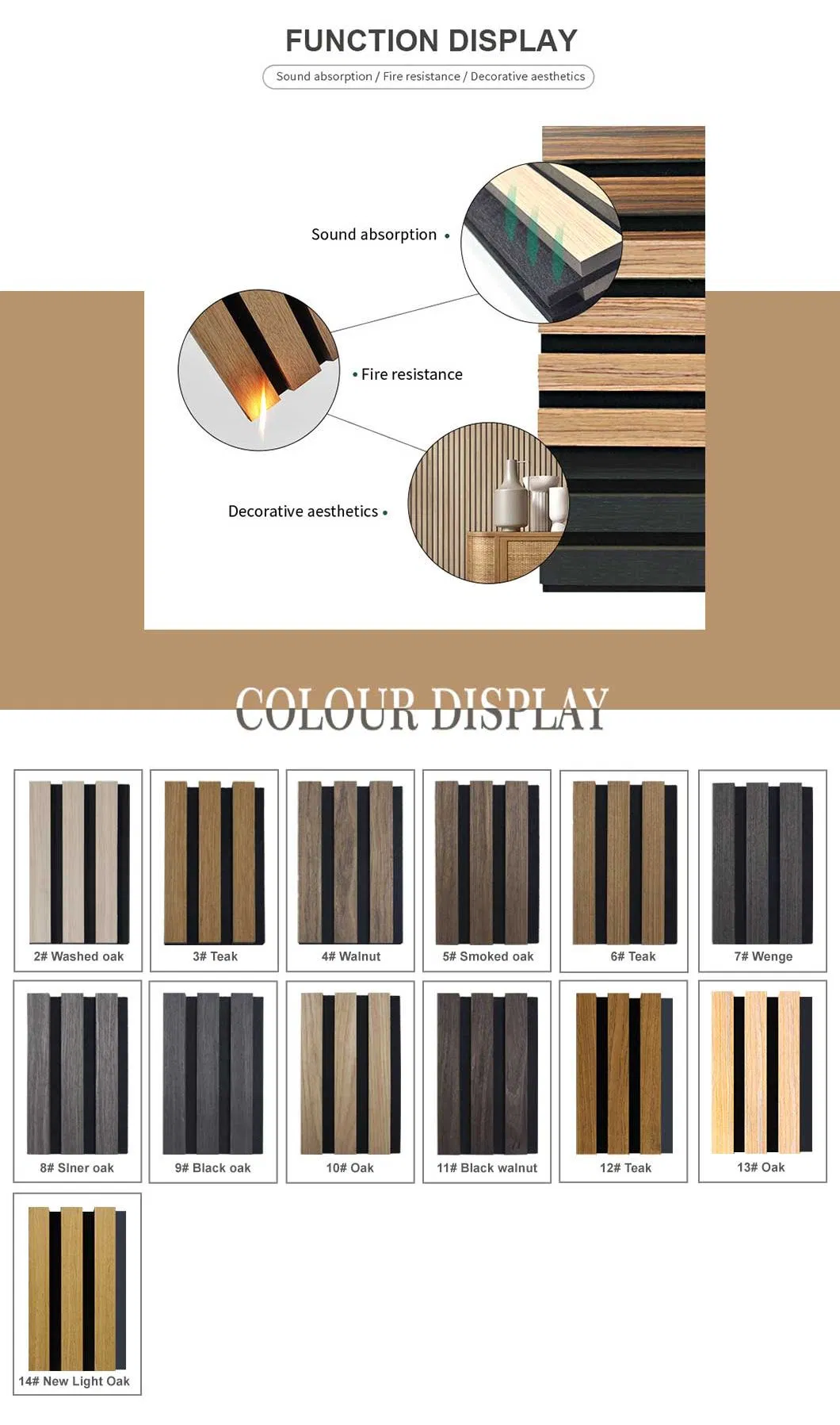 Acoustic Slat Panel Detail