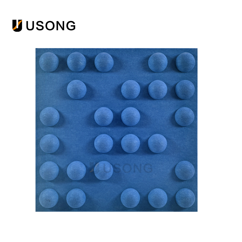 Professional Home Studio's Three-Dimensional Custom Polyester Fiber Soundproof Wall System